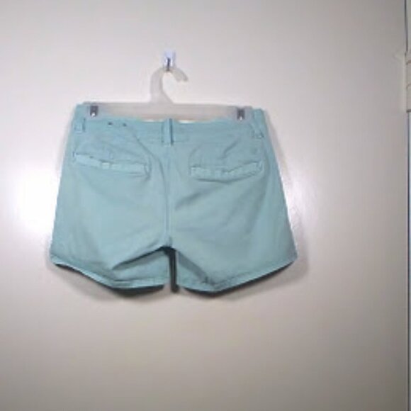 American Eagle Womens MIDI Short Shorts Size 2 Twill Super Stretch Blue - Picture 10 of 13